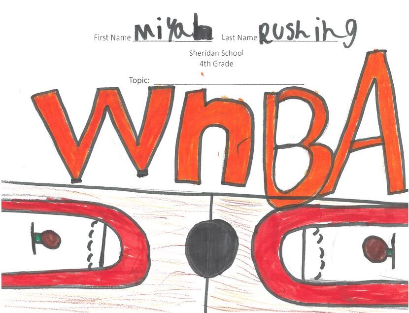Miyah Rushing, grade 4, Sheridan